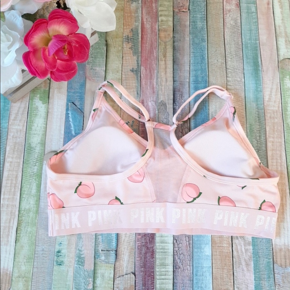 *SOLD*Victorias Secret Peach Sports Bra - Picture 2 of 8